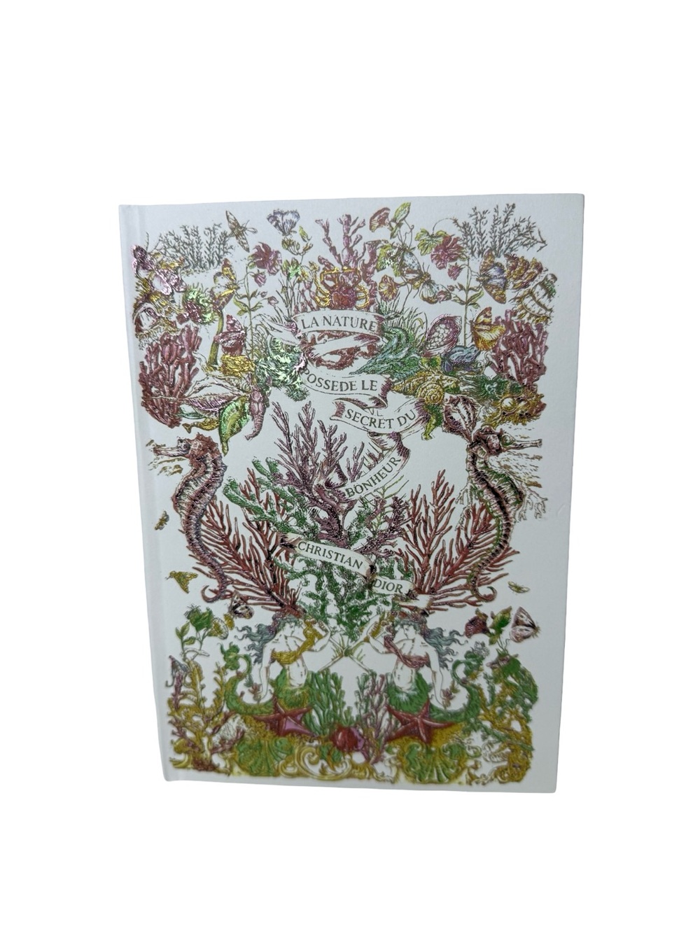 Christian Dior "La Nature Possède le Secret du Bonheur" Notebook / Journal